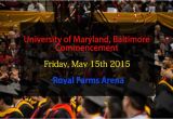 Umd Graduation Invitations University Of Maryland Baltimore Commencement Parking