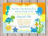 Under the Sea Baby Boy Shower Invitations Under the Sea Baby Shower Invitation Baby Shower Ideas