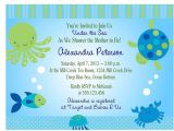 Under the Sea Birthday Invitation Template Under the Sea Baby Shower Invitation Printable Digital