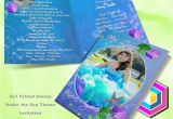 Under the Sea themed Quinceanera Invitations Beach theme Invitations Under the Sea Party Pinterest