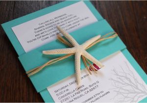 Under the Sea themed Quinceanera Invitations