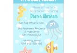 Underwater Baby Shower Invitations Personalized Under the Sea Invitations