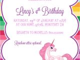 Unicorn Birthday Invitation Templates 9 Best Of Free Printable Unicorn Invitations