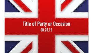 Union Jack Party Invitation Template Free Union Jack Party Invitation Uk Party Invitation Zazzle