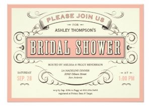 Unique Bridal Shower Invitation Ideas Unique Vintage Bridal Shower Invitations 5" X 7
