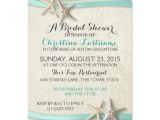Unique Bridal Shower Invitations Beach theme Starfish and Ribbon Bridal Shower 4 5×6 25 Paper