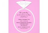 Unique Bridal Shower Invites Unique Ring Bridal Shower Invitation On Pink 5" X 7