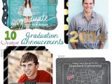 Unique High School Graduation Invitations 10 Unique Graduation Announcements Tinyprintsgrad A Mom