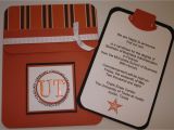 Ut Graduation Invitations A Pocket Card College Graduation Announcement for Ut