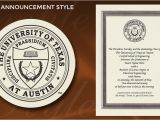 Ut Graduation Invitations University Of Texas at Austin Graduation Announcements