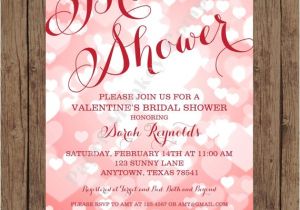 Valentine Bridal Shower Invitations Valentines Bridal Shower Invitations 1 00 Each with