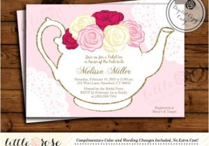 Valentine Tea Party Invitations Free Bridal Tea Party Invitation Valentine S by Littlerosestudio