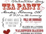 Valentine Tea Party Invitations Free Valentine S Day Tea Party