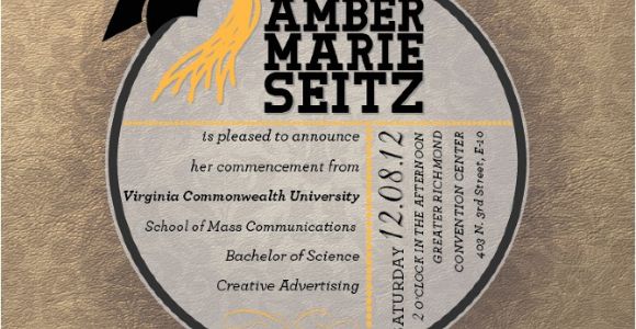 Vcu Graduation Invitations Graduation Announcements Ambermseitz