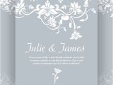 Vector Flowers for Wedding Invitations Floral Wedding Invitation Vector Freevectors Net