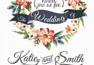 Vector Flowers for Wedding Invitations Watercolor Flower Wedding Invitations Vector Eps