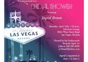 Vegas Bridal Shower Invitations Glitz & Glam Las Vegas Bridal Shower Invitations 13 Cm X