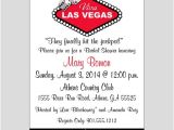 Vegas Bridal Shower Invitations Las Vegas Bridal Shower Invitation