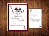 Vegas Bridal Shower Invitations Las Vegas Wedding Invitation Las Vegas Wedding Vegas