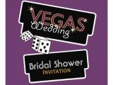 Vegas Bridal Shower Invitations Vegas Lights Purple Bridal Shower Invitation