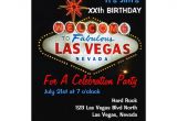 Vegas Party Invitation Template Personalized Las Vegas Party Invitations