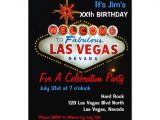 Vegas Party Invitation Template Personalized Las Vegas Party Invitations