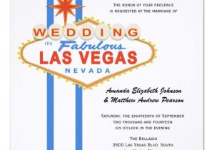 Vegas Wedding Invitation Template Las Vegas Sign Destination Wedding Invitation Zazzle Com