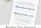 Verbiage for Wedding Invitations Wedding Invitation Wording Magnetstreet Weddings