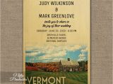 Vermont Wedding Invitations Vermont Wedding Invitation Printed Nifty Printables