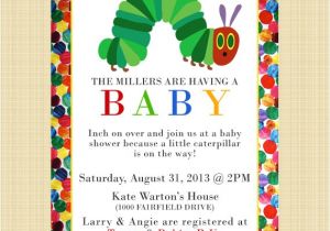 Very Hungry Caterpillar Baby Shower Invitations the Very Hungry Caterpillar Baby Shower Invitation Digital