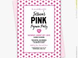 Victoria Secret Bridal Shower Invitations Victorias Secret Pink Polka Dots theme Lingerie Bridal