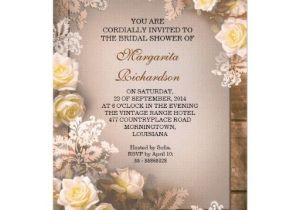 Victorian Bridal Shower Invitations Elegant Victorian Roses Bridal Shower Invitations