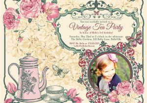 Victorian Tea Party Invitation Template 9 Vintage Invitation Templates Psd Eps Ai Free