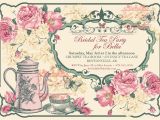 Victorian Tea Party Invitation Wording Tea Party Invitation Bridal Tea Party Garden Tea Party