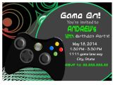 Video Game Birthday Party Invitation Template Free Video Game Invite Game Party Invitation Gamer Video Game