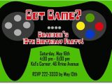 Video Game Party Invitation Template Awesome Video Game Birthday Invitations Ideas Video Game
