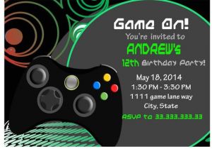 Video Game Party Invitation Template Free Video Game Invite Game Party Invitation Gamer Video Game