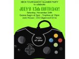 Video Game Party Invitation Template Personalized Xbox Invitations Custominvitations4u Com