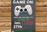 Video Game Party Invitation Template Video Game Invitation Video Game Birthday Gaming