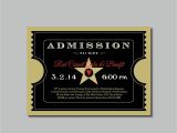 Viewing Party Invitation Template Printable Red Carpet Hollywood Design Oscars Academy