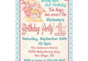 Vintage 1st Birthday Party Invitations Vintage Baby S First Birthday Party Invitation