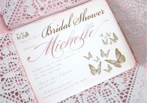 Vintage Bridal Shower Invitations Etsy Chandeliers & Pendant Lights