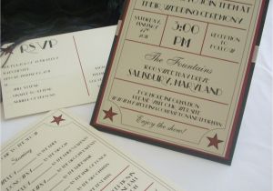 Vintage Hollywood Wedding Invitations This and that Creations 1940 39 S Old Hollywood Wedding
