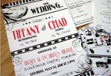 Vintage Hollywood Wedding Invitations Tiffany Chad 39 S Old Hollywood Glam Invites Jacqueline