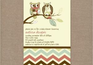 Vintage Owl Baby Shower Invitations Diy Printable Rustic Vintage Owl Baby by thepaperblossomshop