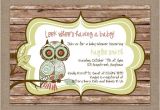 Vintage Owl Baby Shower Invitations Owl Baby Shower Invitation Owl Baby Shower Rustic