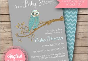 Vintage Owl Baby Shower Invitations Vintage Owl Baby Shower Invitation Vintage Owl Baby