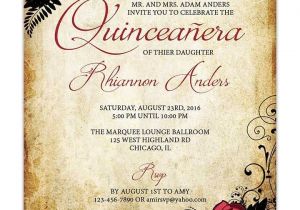 Vintage Quinceanera Invitations Vintage Lace and Roses Quinceanera Birthday Invitation