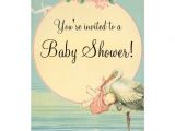 Vintage Stork Baby Shower Invitations 1 000 Stork Invitations Stork Announcements & Invites