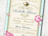 Vintage Tea Party Baby Shower Invites Baby Shower Invitation Diy Tea Party Baby Shower Invitations